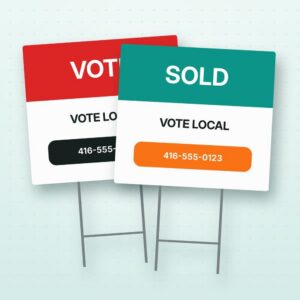 Lawn Signs (18″ × 24″)